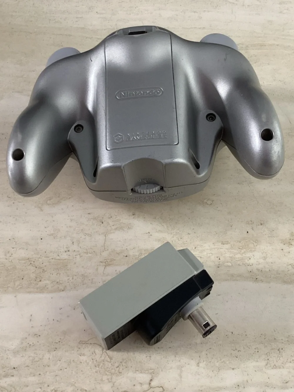 Nintendo GameCube WaveBird Wireless Controller With Dongle Receiver Silver